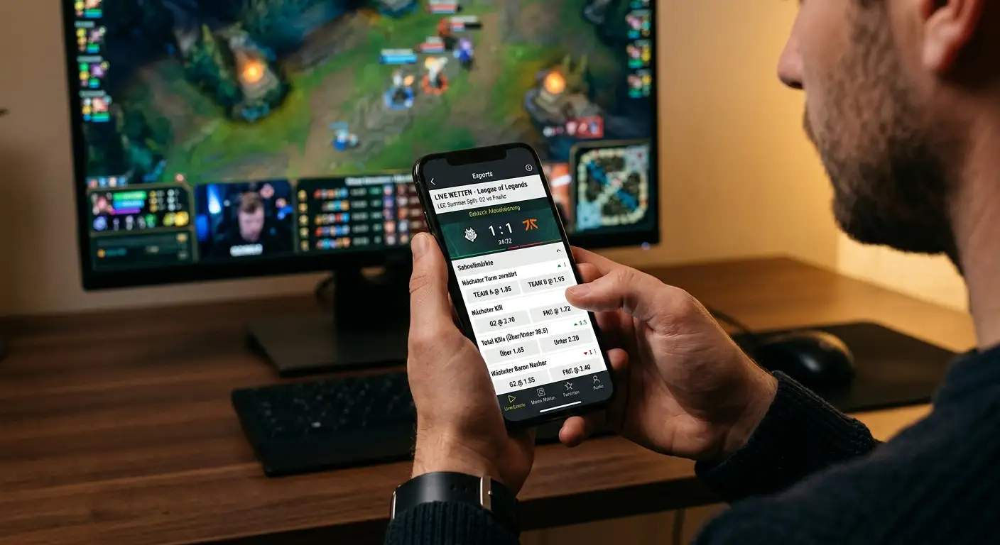 Mobiles In-Play-Wetten auf einen schnell reagierenden Live-Markt