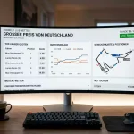 Bildschirm mit Live-Wettquoten während eines Formel-1-Rennens mit Safety Car auf der Strecke