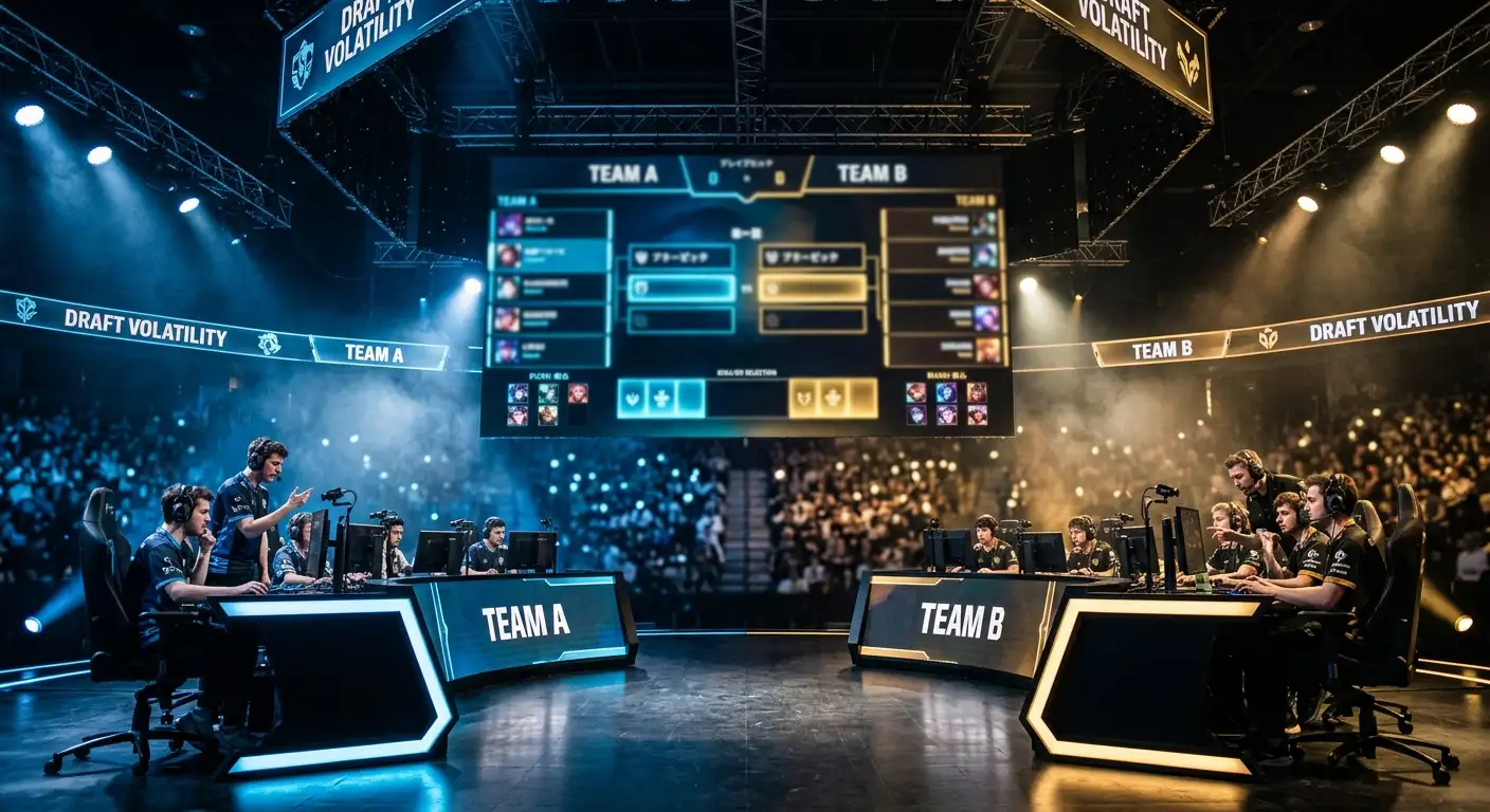 Draft-Phase einer einzelnen Map als volatile Map-Sieger-Wette