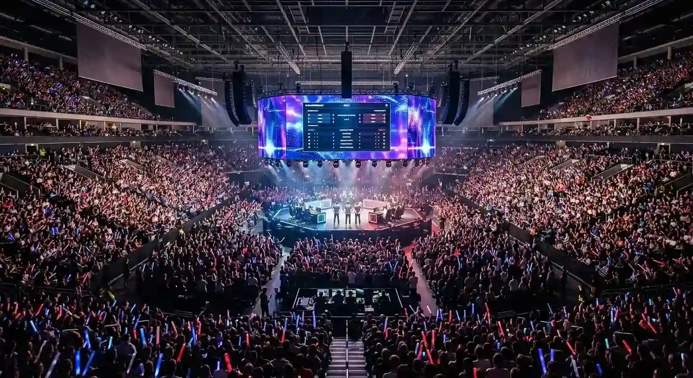 Globale Strahlkraft eines Spitzenteams in einer ausverkauften Esport-Arena